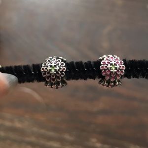 Chamilia Blooming Zinnia - Pink and Burgundy